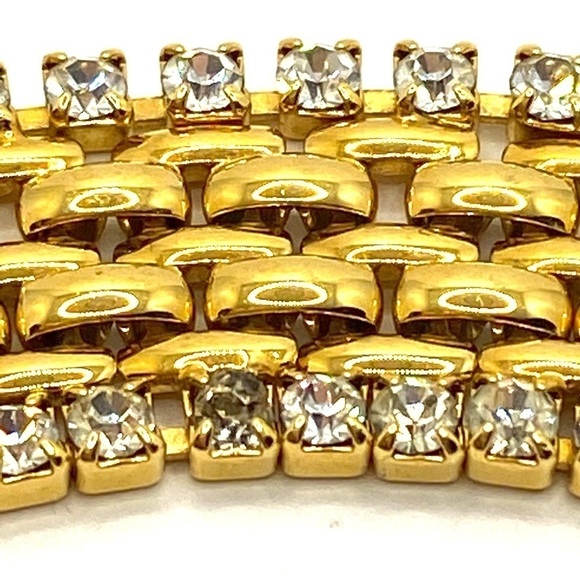 KJL Kenneth Jay Lane Bracelet Crystals Vintage - Picture 7 of 10
